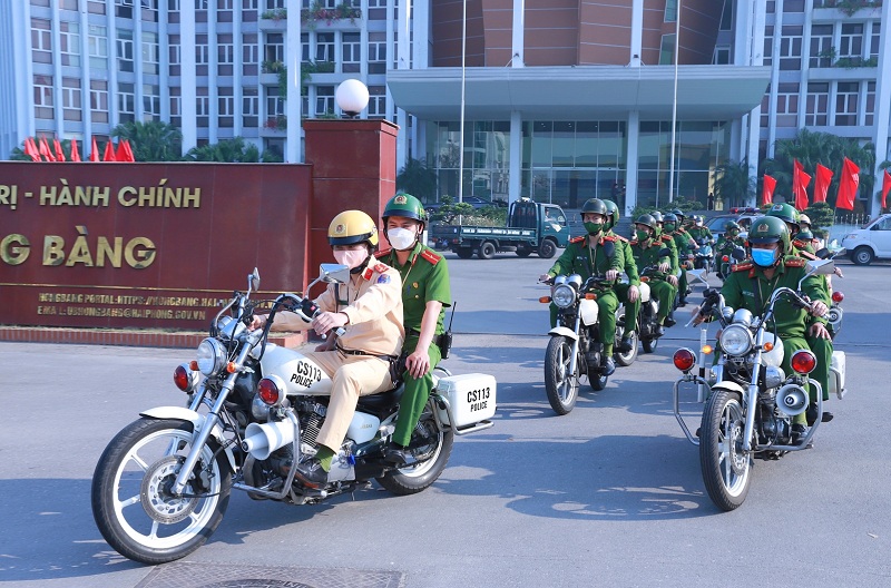 Công an quận Hồng Bàng: Tổ chức 35 lượt kiểm tra điều lệnh Công an nhân dân